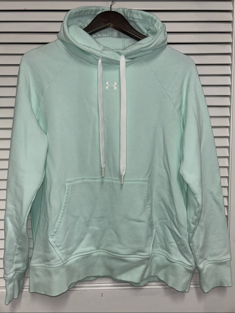 Under Armour Women's Hoodie Pullover in Light Mint